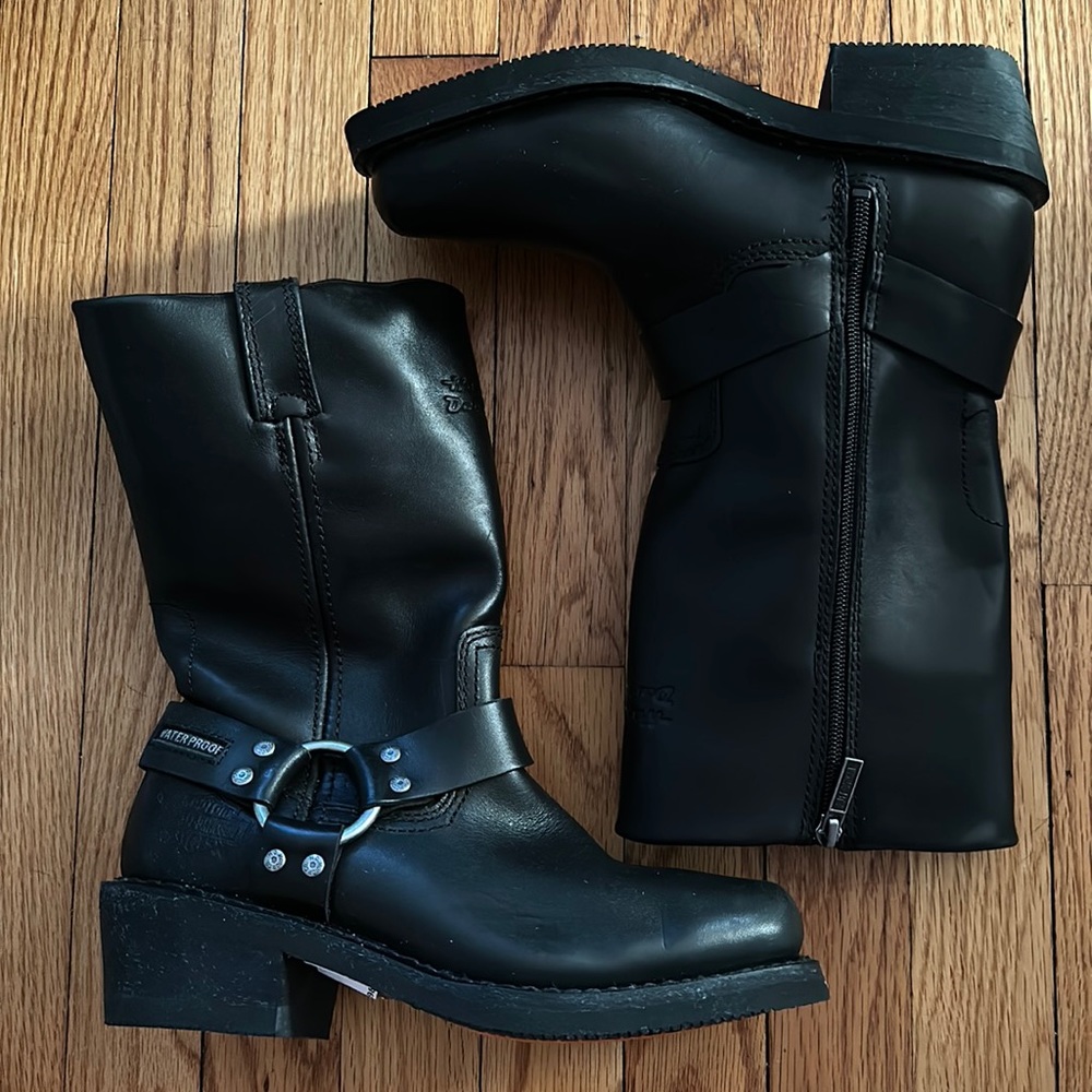 New Without Tags Harley-Davidson Hustin Waterproof Riding Boots